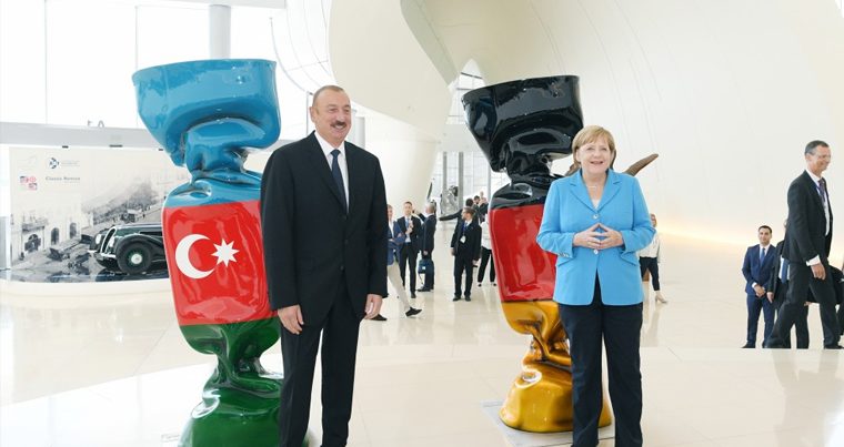 Германии  Состоялась совместная пресс-конференция Президента Азербайджана и Федерального канцлера Германии