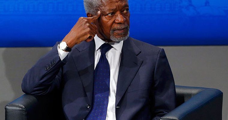 Умер бывший генсек ООН Кофи Аннан