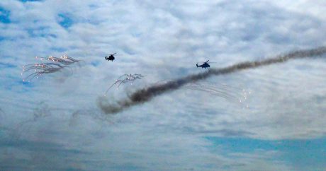 Прошли летно-тактические занятия боевых вертолетов ВВС Азербайджана