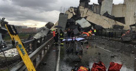 Среди пострадавших при обрушении моста в Генуе нет азербайджанцев