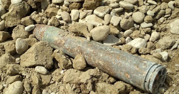 На территории Гилязи обнаружена неразорвавшаяся ракета