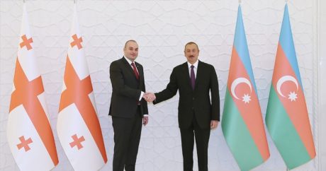 Президент Ильхам Алиев встретился с премьер-министром Грузии
