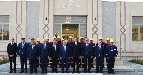 Президент Азербайджана принял участие в открытии реконструированной подстанции «Исмаиллы»