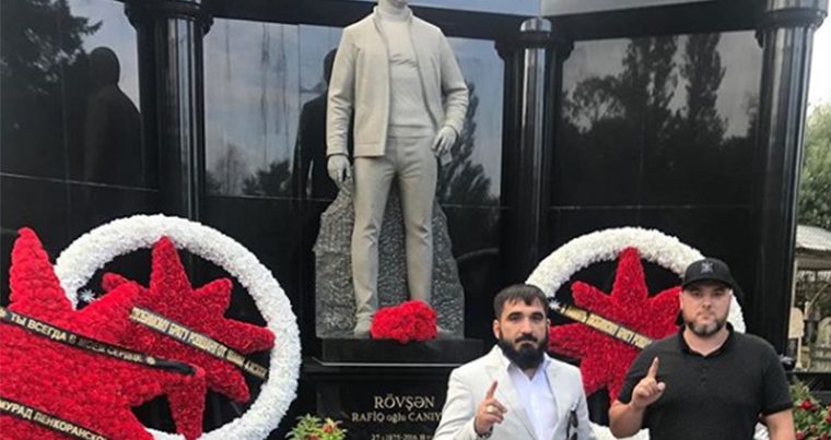 Тимур Дикий посетил могилу Ровшана Ленкоранского — ФОТО+ВИДЕО