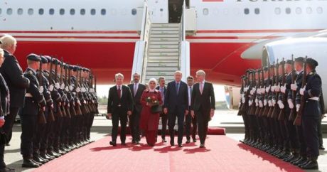Президент Турции Эрдоган прибыл с визитом в Германию