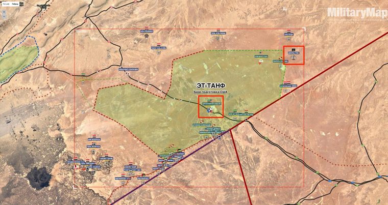 США закроют свою военную базу в районе Эт-Танф в Сирии
