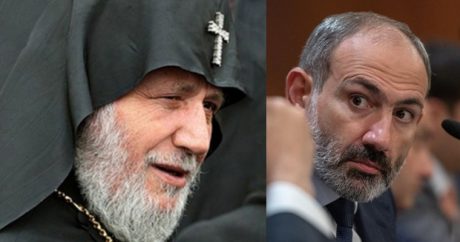 Пашинян выгоняет Католикоса всех армян Гарегина Второго