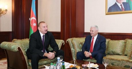 Ильхам Алиев встретился с Бинали Йылдырымом