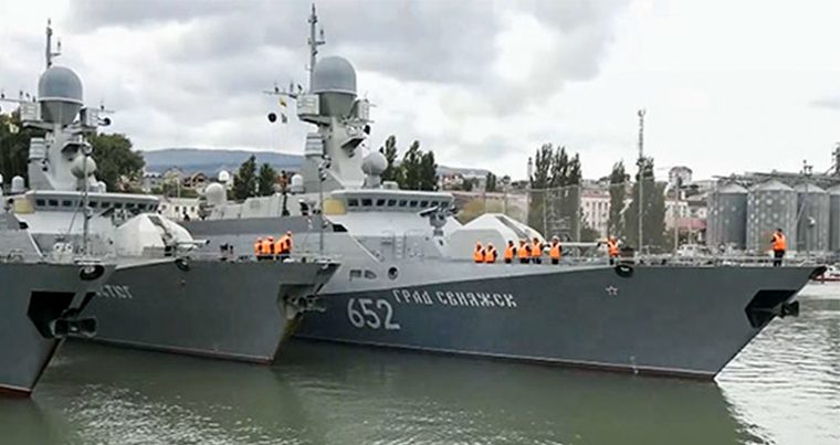 Каспийская флотилия ВМФ России был поднят по тревоге