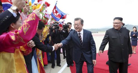 Президент Южной Кореи прибыл в Пхеньян
