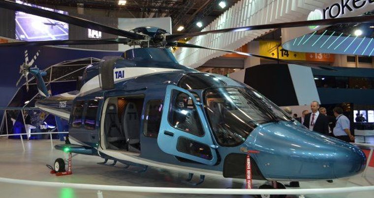 Турция протестировала отечественный вертолет T625