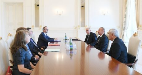Президент Ильхам Алиев принял делегацию компании TOTAL