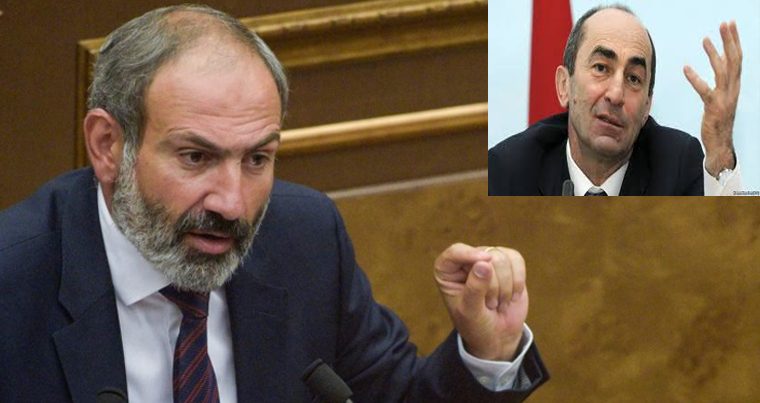 Кочарян поздравил Армению с «диктатором Пашиняном»