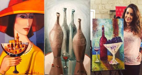 Тандем живописи и вина: художественный воркшоп в Баку – ФОТО