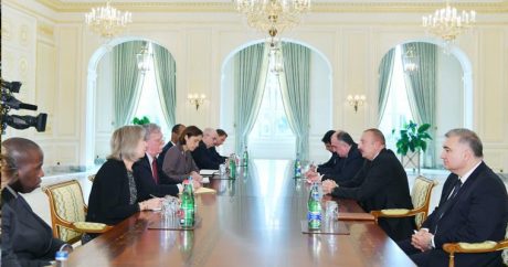 Президент Ильхам Алиев принял Джона Болтона