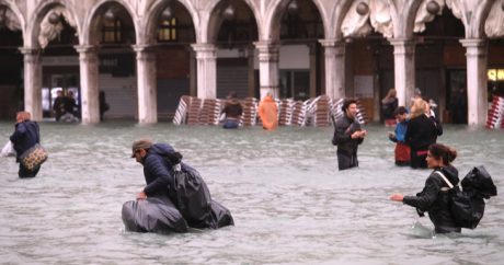 Венецию затопило: сильное наводнение за полвека — Фото+Видео