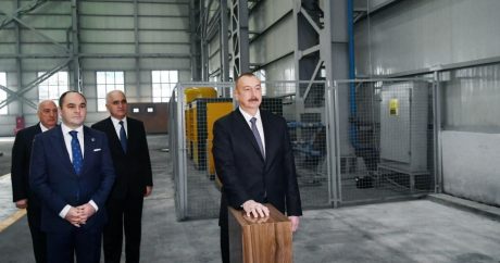 В Азербайджане запустили завод цветных металлов и ферросплавов