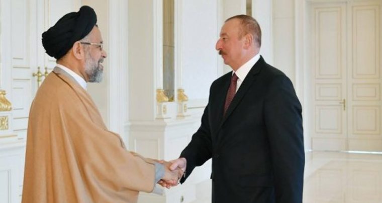 Иранский министр на переговорах с Ильхамом Алиевым