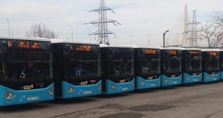 Автобусный парк Баку обновляется