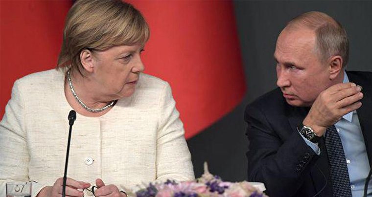 Путин и Меркель обсудили урегулирование сирийского конфликта
