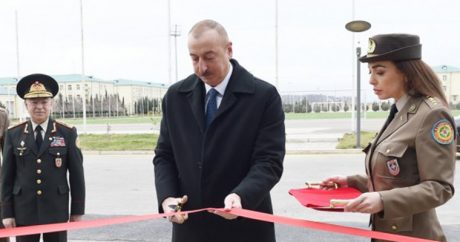 Ильхам Алиев участвовал на открытии спортивно-оздоровительного клуба МЧС