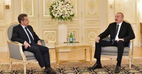 Президент Алиев встретился в Баку с Саркози