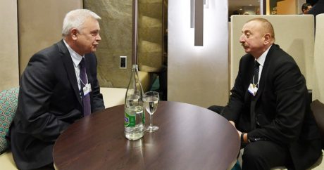 Давос: Ильхам Алиев встретился с президентом «ЛУКОЙЛ»
