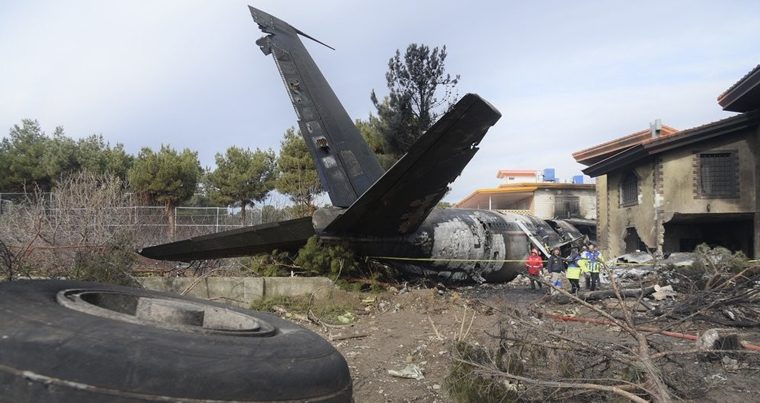 В пригороде Тегерана разбился грузовой самолет — Фото-обновлено