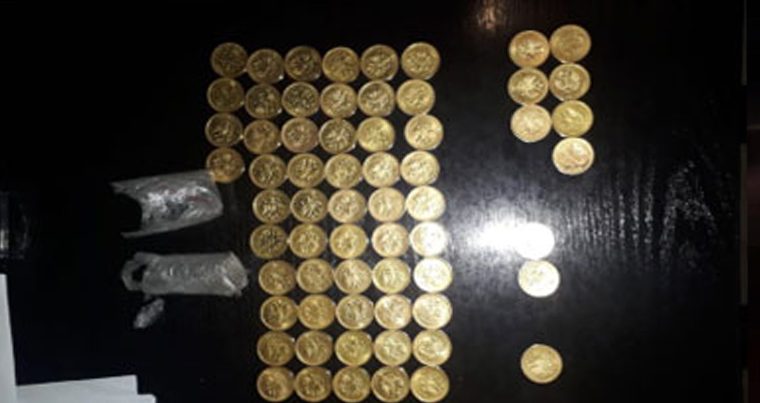 Таможня предотвратила попытку незаконного ввоза в Азербайджан золотых российских царских монет весом 550 г