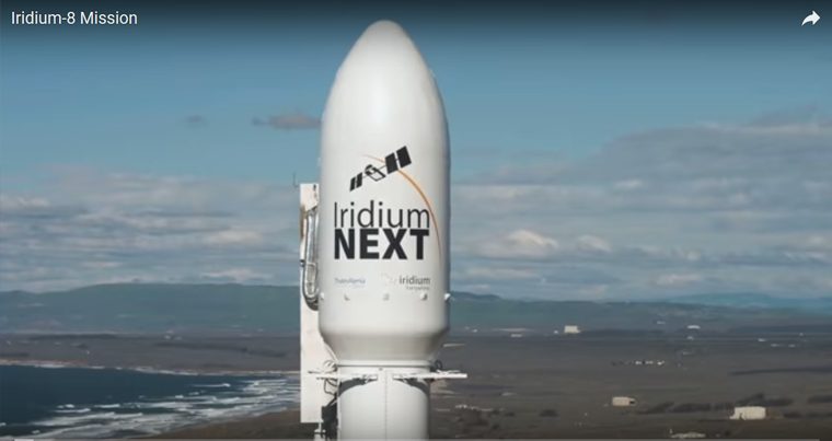 Ракета Falcon 9 вывела на орбиту десять спутников связи — Видео