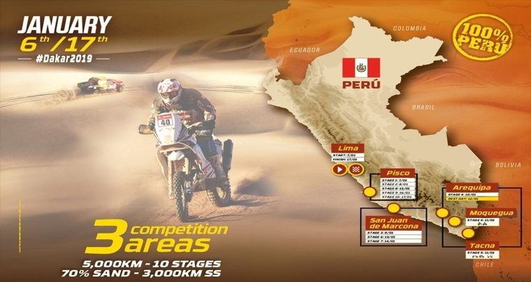 В Перу стартовал ралли-рейд «Дакар-2019»