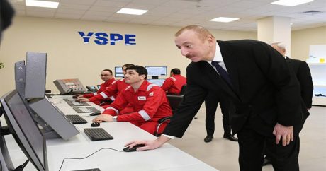 Ильхам Алиев принял участие в открытии завода “SOCAR Polymer” в Сумгайыте