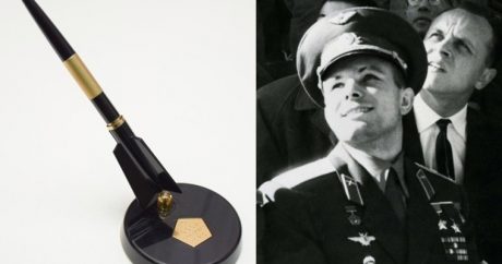 Перьевую ручку Юрия Гагарина выставили на аукцион во Франции