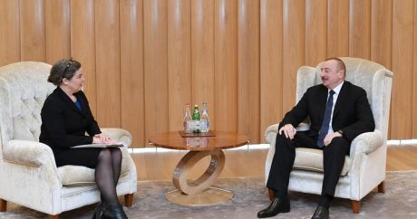 Президент Ильхам Алиев встретился с советником заместителя Госсекретаря США