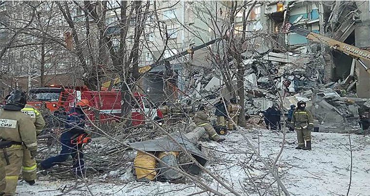 В Красноярске обрушился дом: есть пострадавшие