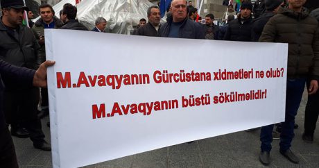 Азербайджанцы и грузины против памятника армянскому террористу — Фото
