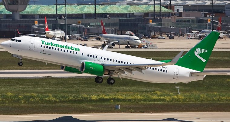 ЕС закрыл свое воздушное пространство для самолет «Туркменских авиалиний»