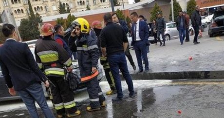 В Баку горит футбольная школа
