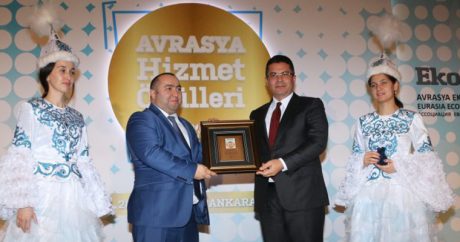 Главред «Yenicag» получил награду «За заслуги перед Тюркским миром» — Фото+Видео