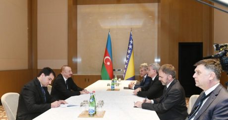 Состоялась встреча Президента Ильхама Алиева с членом Президиума Боснии и Герцеговины