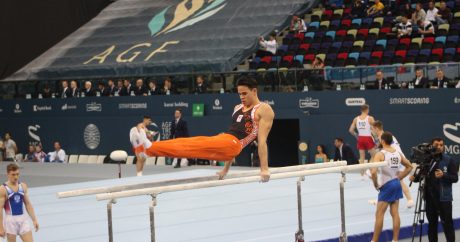 В Баку стартовал первый день соревнований Кубка мира FIG по спортивной гимнастике