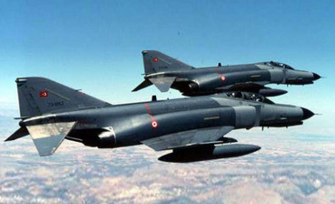 ВВС Турции провели очередную операцию на севере Ирака