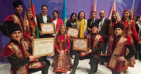 Азербайджанский ансамбль признан лучшим на международном конкурсе – ФОТО+ВИДЕО 