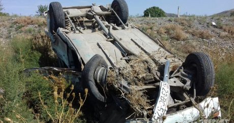 Автоавария на дороге Баку-Губа, водитель погиб