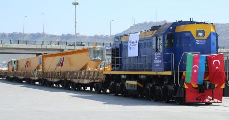 Логистический центр «Абшерон» принял первый блок-поезд по маршруту Стамбул-Баку
