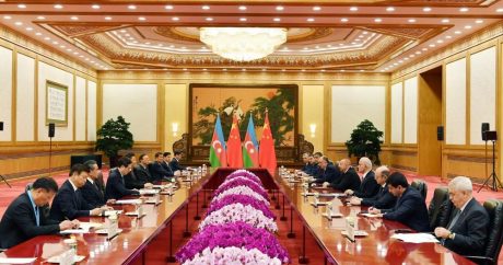 В Пекине состоялась встреча Президента Ильхама Алиева с Председателем КНР Си Цзиньпином