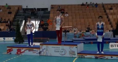 Азербайджанский гимнаст завоевал на международных соревнованиях бронзовую медаль