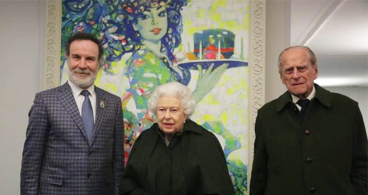 Народный художник Азербайджана сделал подарок королеве Елизавете II – ФОТО