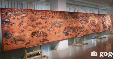 В Монголии написали 14-метровую картину об истории монголов и жизни Чингисхана