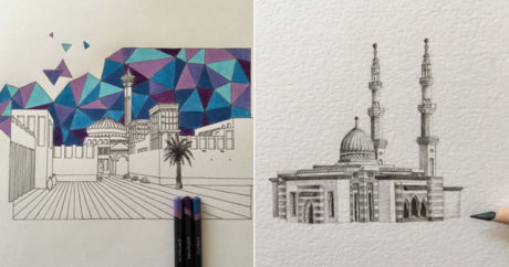 Миниатюрные мечети художницы из Дубая
